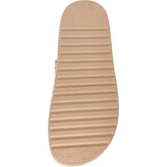 Steve Madden Women's Bigmona Sandal, Natural Raffia Beige, Size 6 - Picture 5 of 7